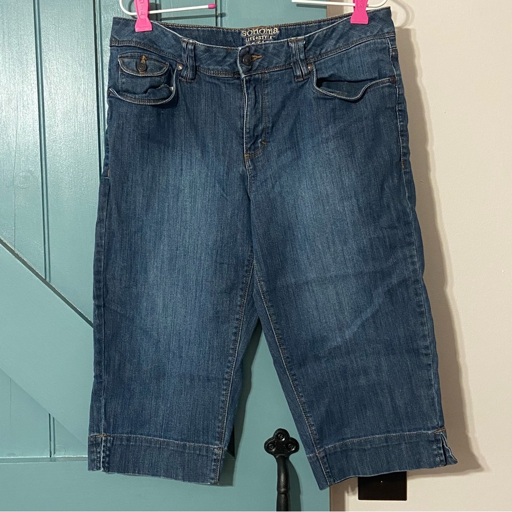 4/$15 ❤️ Sonoma Life + Style Capri Jeans Size 10P
